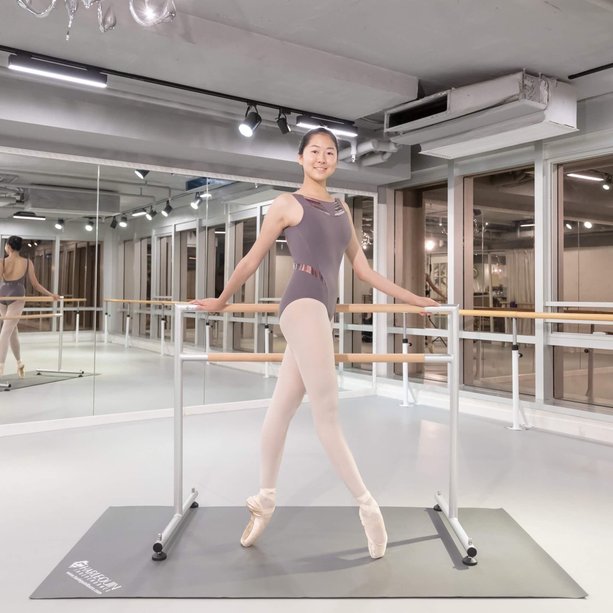 Small Professional Freestanding Ballet Barre - Harlequin UK