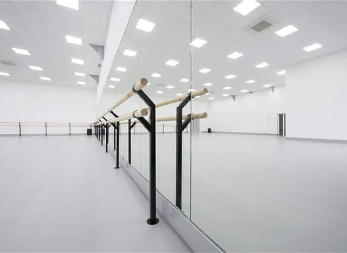 Harlequin floor mounted ballet barres